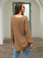 Rounded Hem Knit Sweater