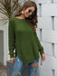 Rounded Hem Knit Sweater