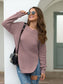 Rounded Hem Knit Sweater