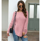 Rounded Hem Knit Sweater