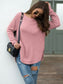 Rounded Hem Knit Sweater