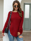 Rounded Hem Knit Sweater