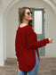 Rounded Hem Knit Sweater