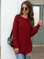 Rounded Hem Knit Sweater