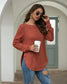 Rounded Hem Knit Sweater