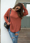 Rounded Hem Knit Sweater