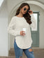 Rounded Hem Knit Sweater