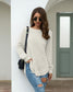 Rounded Hem Knit Sweater