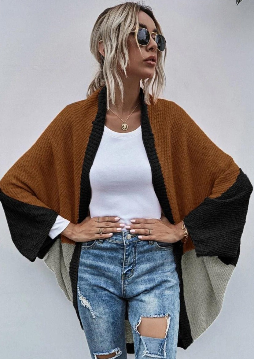 Batwing Oversized Knit Cardigan