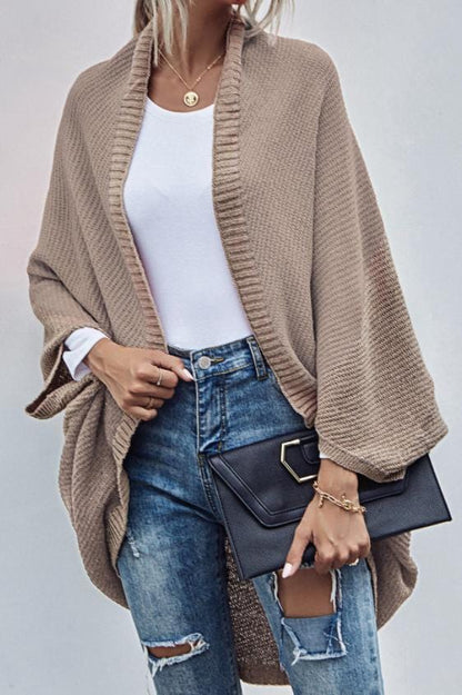 Batwing Oversized Knit Cardigan