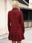 Buffalo Plaid Pleated Dress