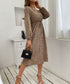 Cheetah Print Button Down Dress