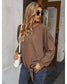 Contrast Button Shoulder Detail Sweater