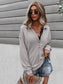 Ribbed Knit Drop Shoulder Sweater