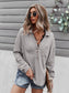 Ribbed Knit Drop Shoulder Sweater