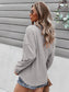 Ribbed Knit Drop Shoulder Sweater