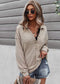 Ribbed Knit Drop Shoulder Sweater