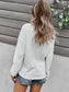 Ribbed Knit Drop Shoulder Sweater