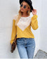 Lace Detail Waffle Knit Sweater