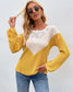 Lace Detail Waffle Knit Sweater