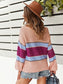 Boat Neck Striped Sweater