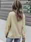 Half Button Front Sweater