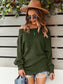 One Shoulder Textured Knit Sweater