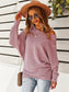 One Shoulder Textured Knit Sweater