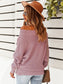 One Shoulder Textured Knit Sweater