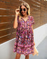 Multicolor Floral Boho Dress