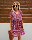 Multicolor Floral Boho Dress