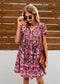 Multicolor Floral Boho Dress