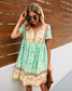 Multicolor Floral Boho Dress