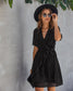 Swiss Dot Summer Wrap Dress