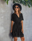 Swiss Dot Summer Wrap Dress