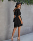 Swiss Dot Summer Wrap Dress