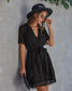 Swiss Dot Summer Wrap Dress