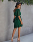 Swiss Dot Summer Wrap Dress