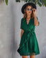 Swiss Dot Summer Wrap Dress
