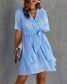 Swiss Dot Summer Wrap Dress