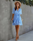 Swiss Dot Summer Wrap Dress