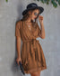 Swiss Dot Summer Wrap Dress