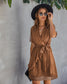 Swiss Dot Summer Wrap Dress