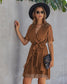 Swiss Dot Summer Wrap Dress