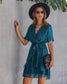 Swiss Dot Summer Wrap Dress