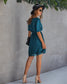Swiss Dot Summer Wrap Dress