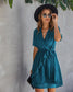 Swiss Dot Summer Wrap Dress