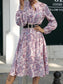 Paisley Print Collared Dress