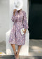 Paisley Print Collared Dress