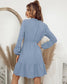 Swiss Dot Ruffle Sleeve Dress